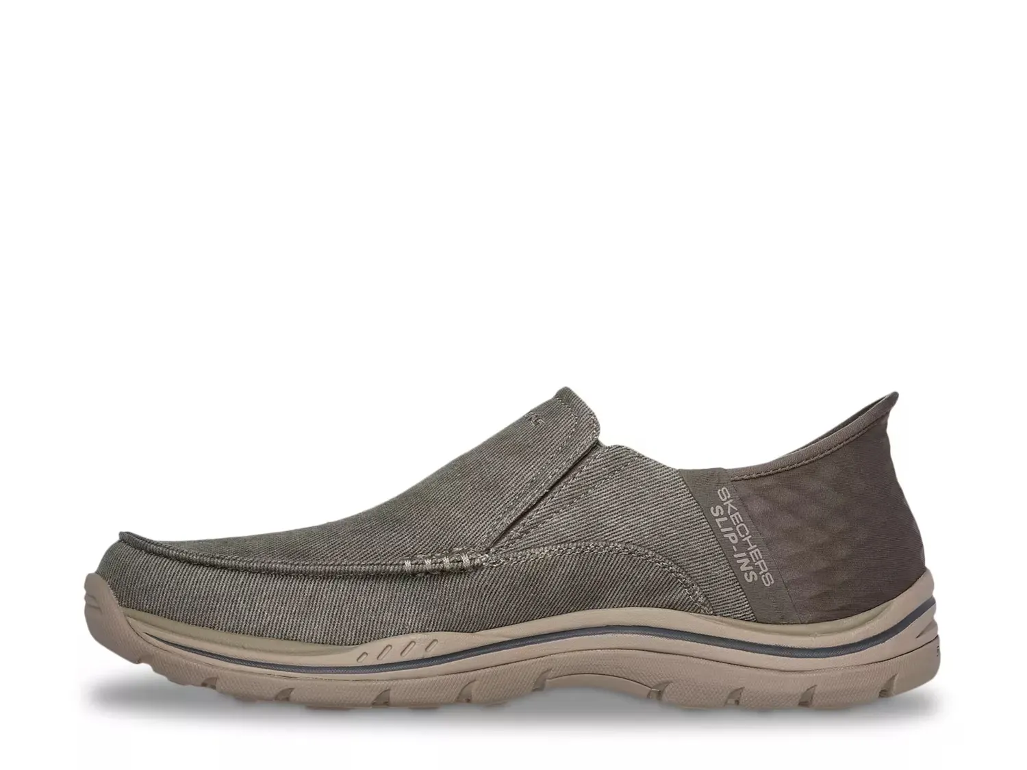 картинка Мужские слипоны Skechers Relaxed Fit Expected Cayson, цвет хаки от магазина Одежда+