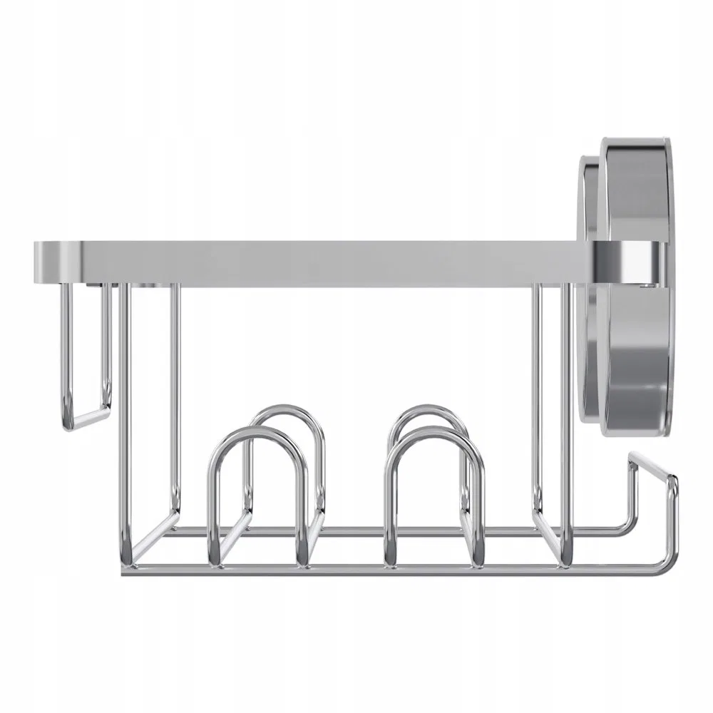 картинка Навесная полка стальная хромированная Sepio, Серебряный от магазина Одежда+