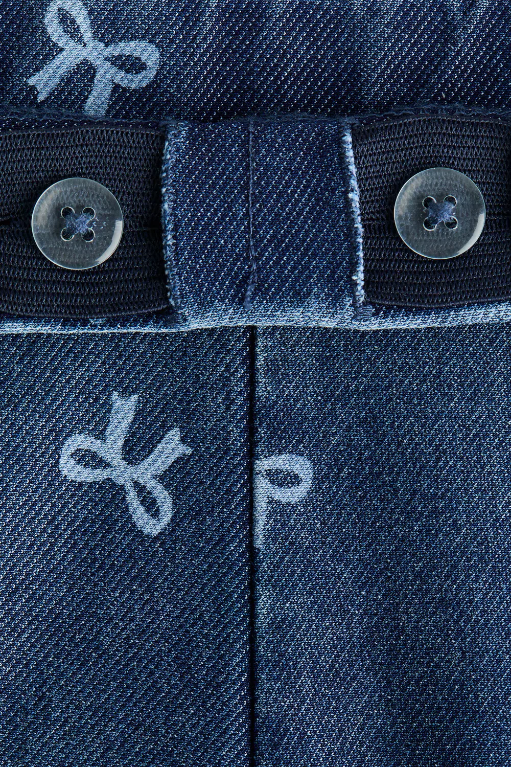 картинка Комплект из 2 джеггинсов H&M, Dunkles Denimblau/Schleifen от магазина Одежда+