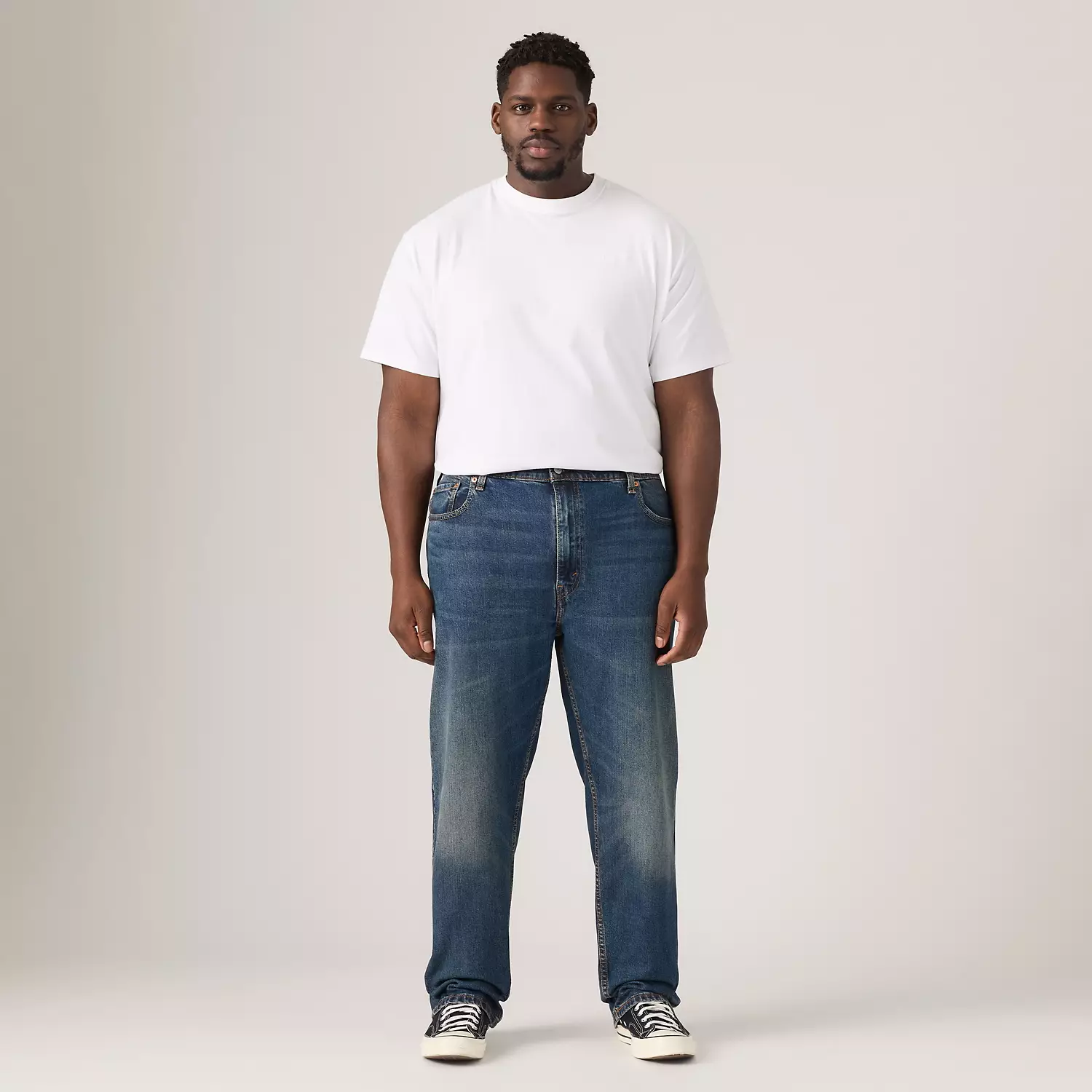 картинка Джинсы Levi's 502 Taper Fit, классический тёмно-синий от магазина Одежда+