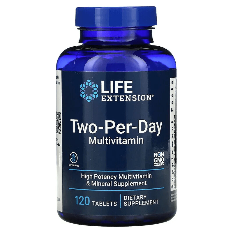 картинка Мультивитамины Life Extension Two-Per-Day, 120 таблеток от магазина Одежда+