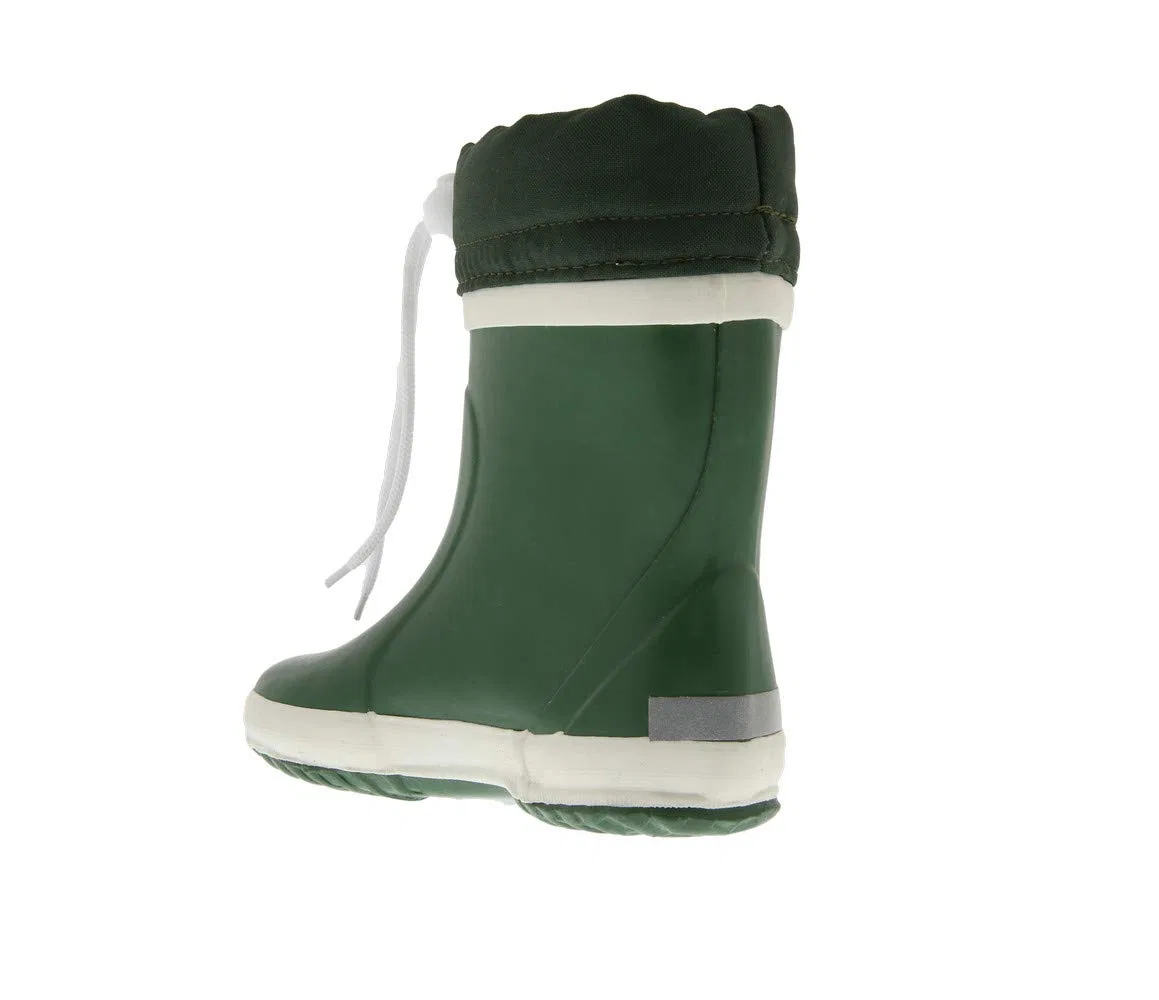 картинка Детские сапоги для мальчиков резиновые Bergstein, Green White от магазина Одежда+