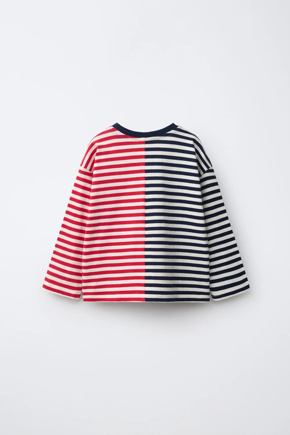 картинка Футболка в полоску ZARA, red/navy от магазина Одежда+