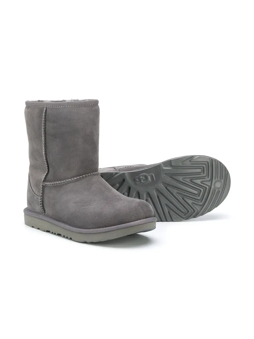 картинка Однотонные угги Ugg Kids, серый от магазина Одежда+