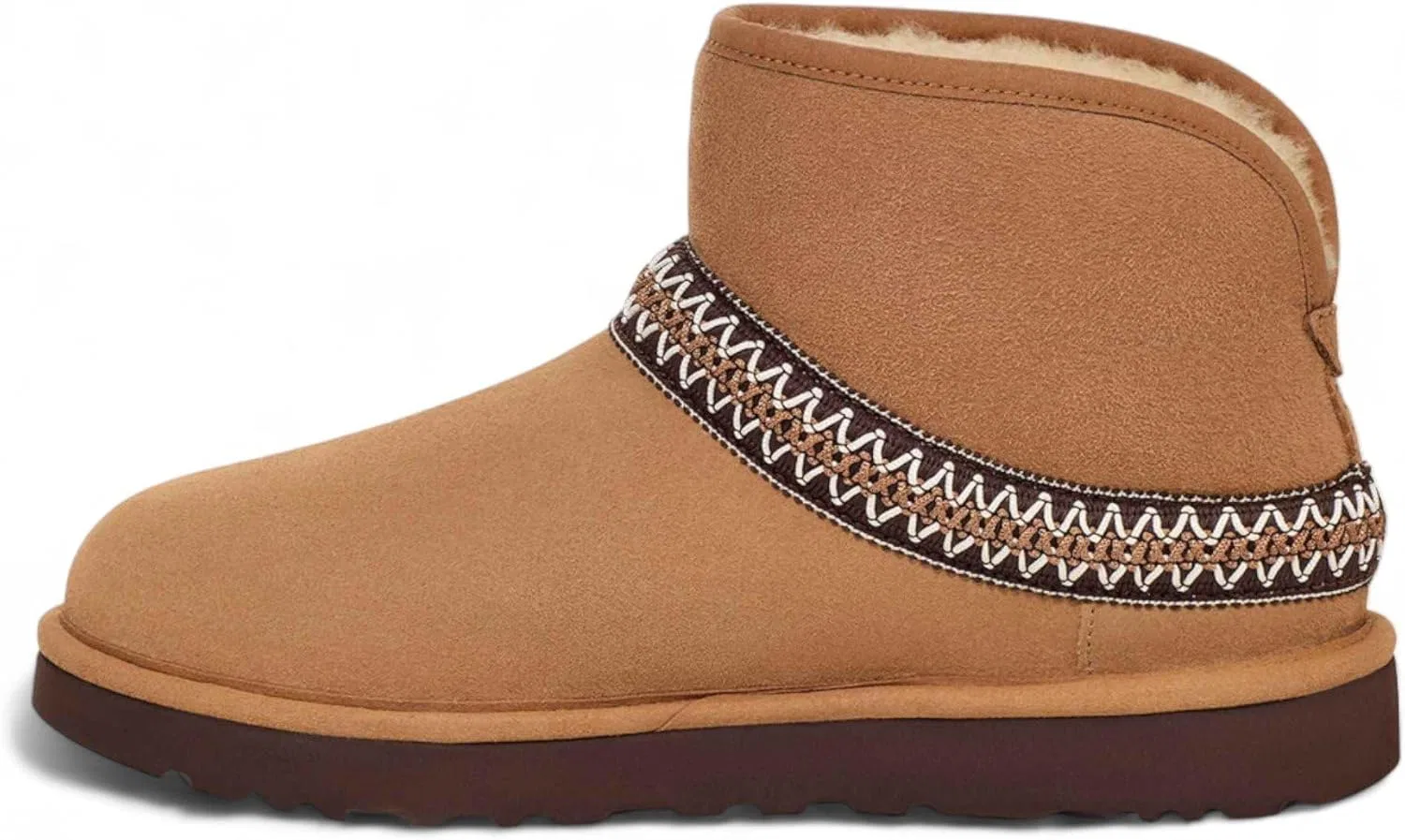 картинка Ботинки UGG Women's Classic Mini Crescent Fashion Boots, Chestnut от магазина Одежда+