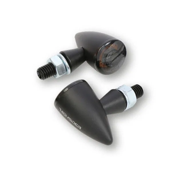 картинка Поворотник HIGHSIDER APOLLO BULLET LED, черный, Schwarz от магазина Одежда+