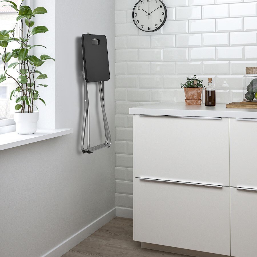 картинка Табурет Ikea Gunde Folding, черный от магазина Одежда+