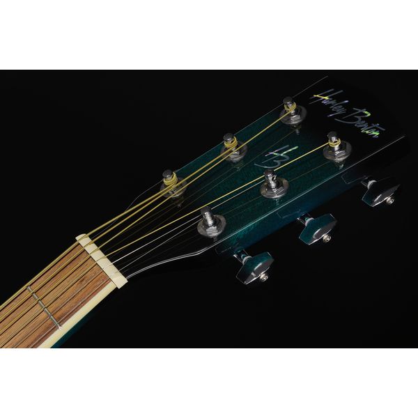 картинка Гитара Harley Benton D-120CE TB, голубой/черный от магазина Одежда+