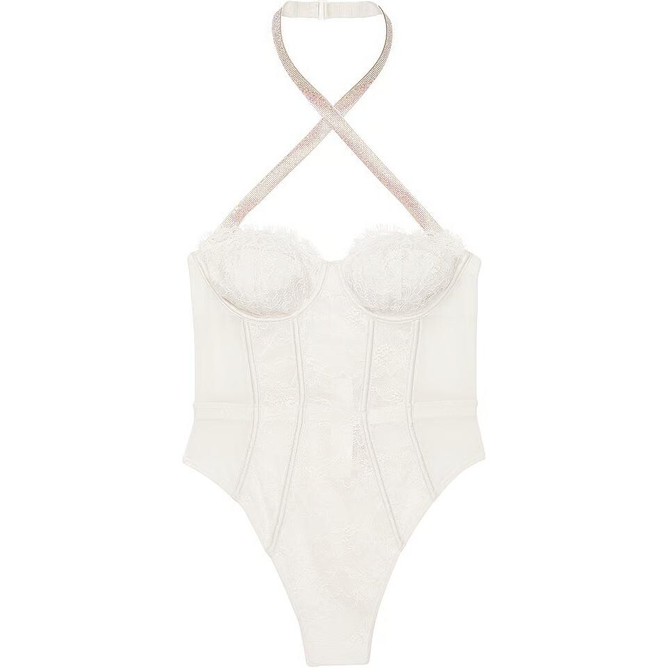 картинка Женское боди Victoria's Secret, цвет Coconut white от магазина Одежда+
