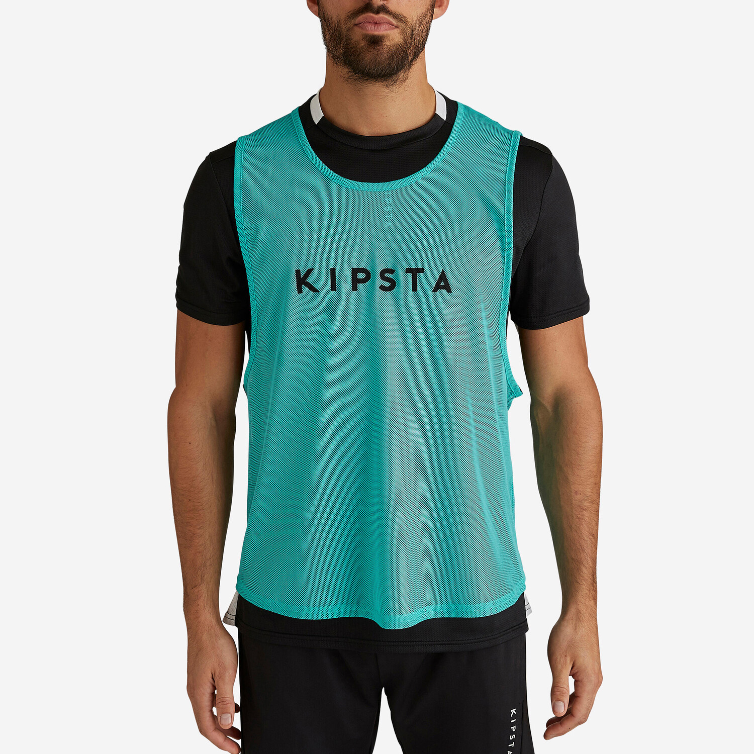 картинка Спортивный нагрудник для взрослых - Бирюзовый Kipsta от магазина Одежда+