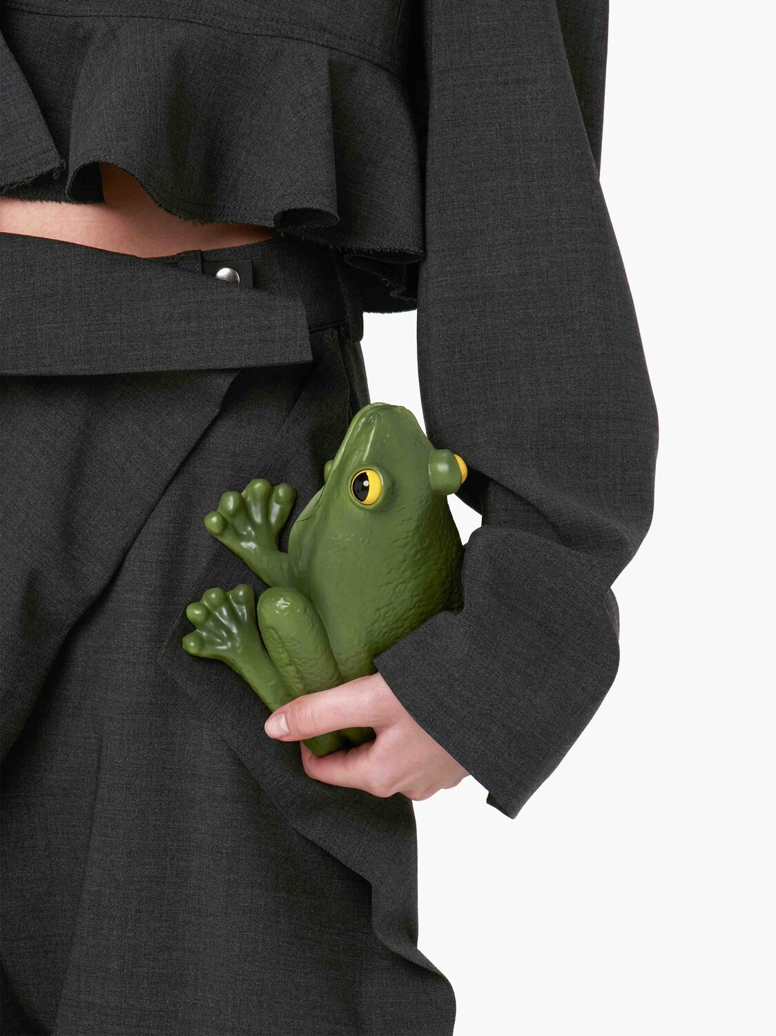 картинка Сумка-клатч JW Anderson Frog, зеленый от магазина Одежда+