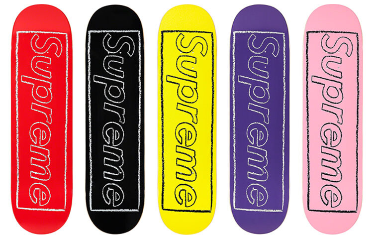 картинка Скейтборд Supreme, желтый от магазина Одежда+
