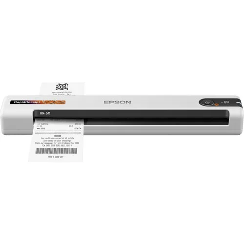 картинка Мобильный сканер чеков и цветных документов Epson RapidReceipt RR-60 от магазина Одежда+
