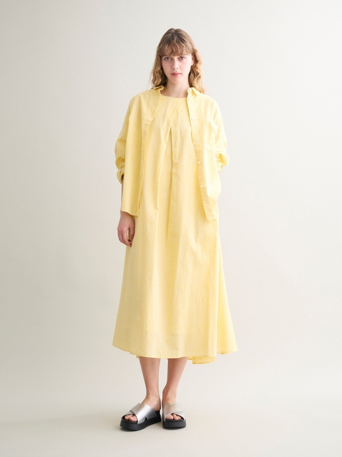 картинка Хлопчатобумажная льняная рубашка Three Dots, LT BLUE от магазина Одежда+
