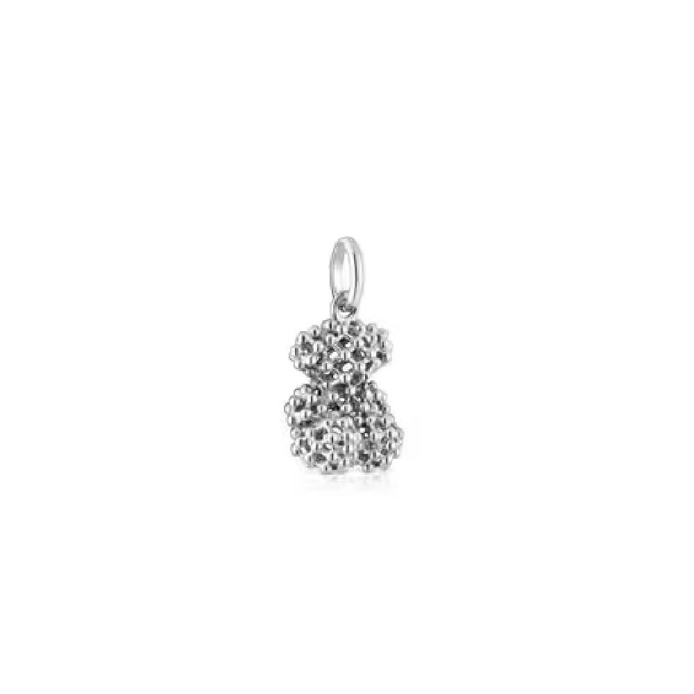 картинка Подвеска Tous Small Texturized Bold Bear, белое золото от магазина Одежда+