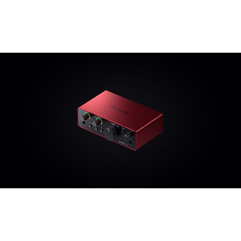 картинка Аудиоинтерфейс Focusrite Scarlett Solo USB-C (4-го поколения) от магазина Одежда+