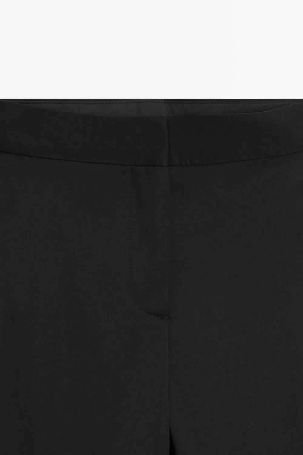 картинка Брюки Massimo Dutti 100% Cool Wool Straight Fit, черный от магазина Одежда+