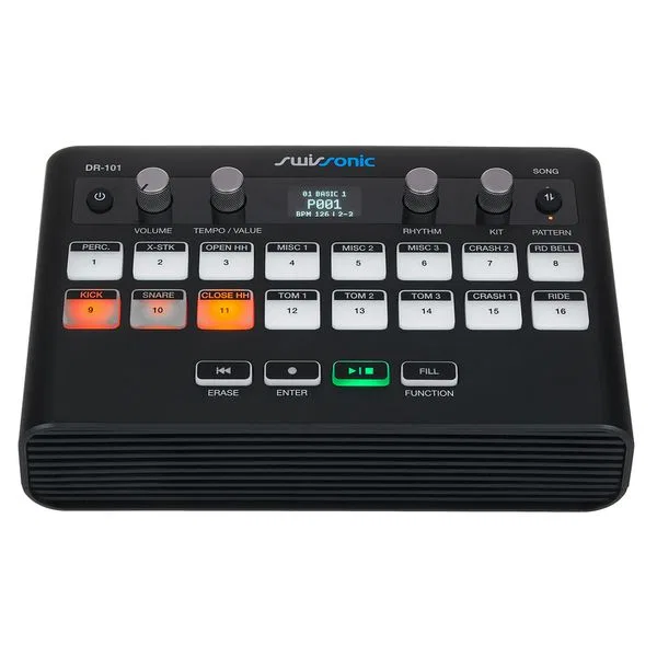картинка Драм-машина Swissonic DR-101, black от магазина Одежда+
