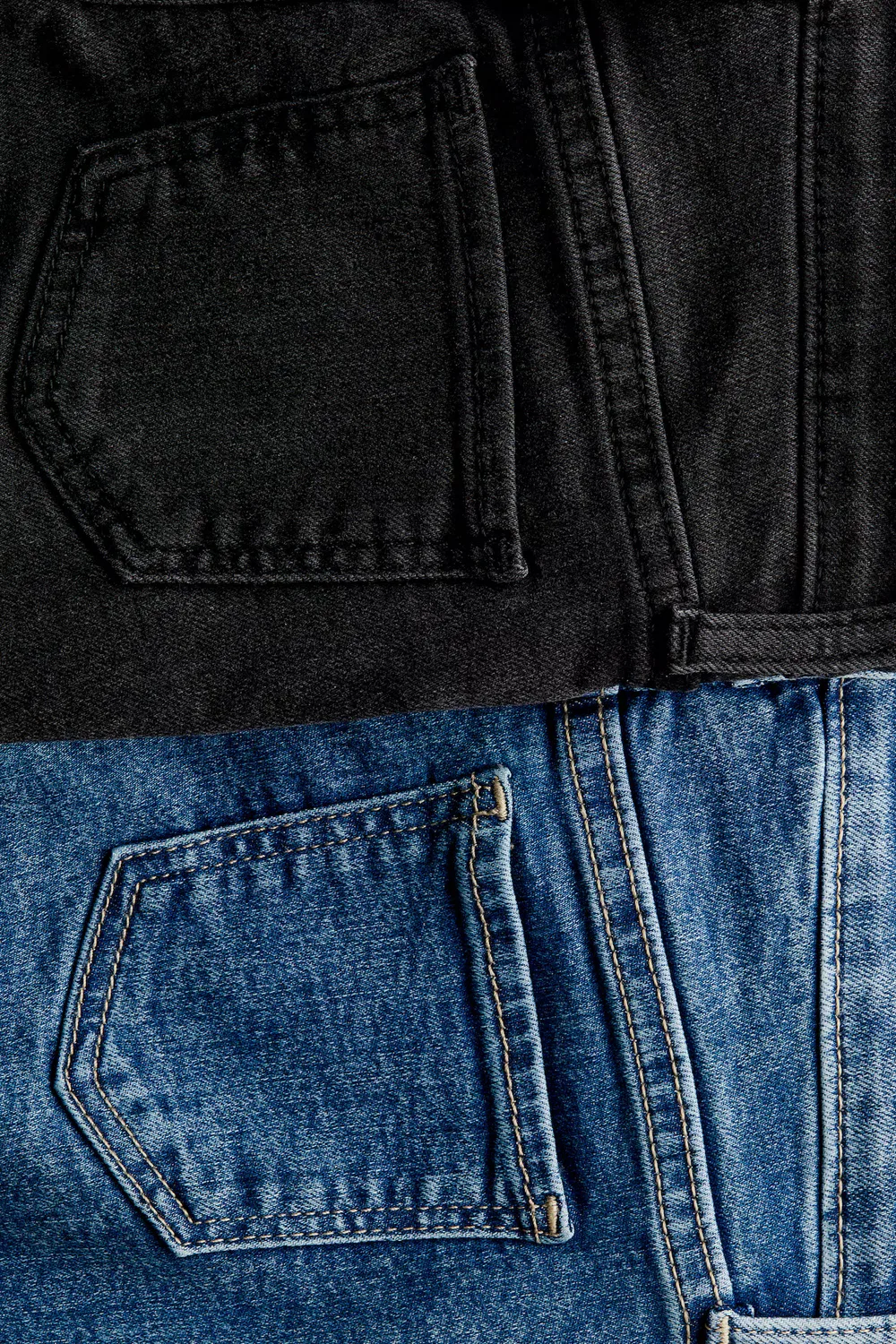 картинка Узкие джинсы на подкладке H&M, Denimblau/Denimschwarz от магазина Одежда+