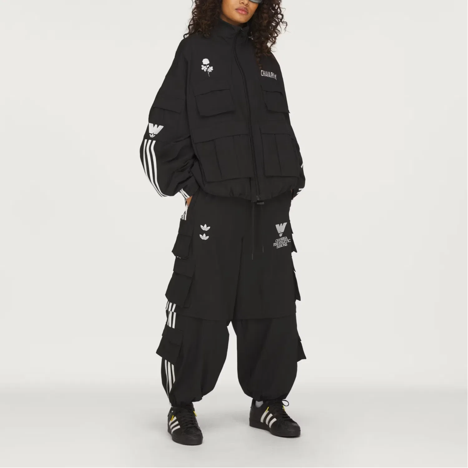 картинка Куртка Adidas Originals x Willy Chavarria Track, черный от магазина Одежда+