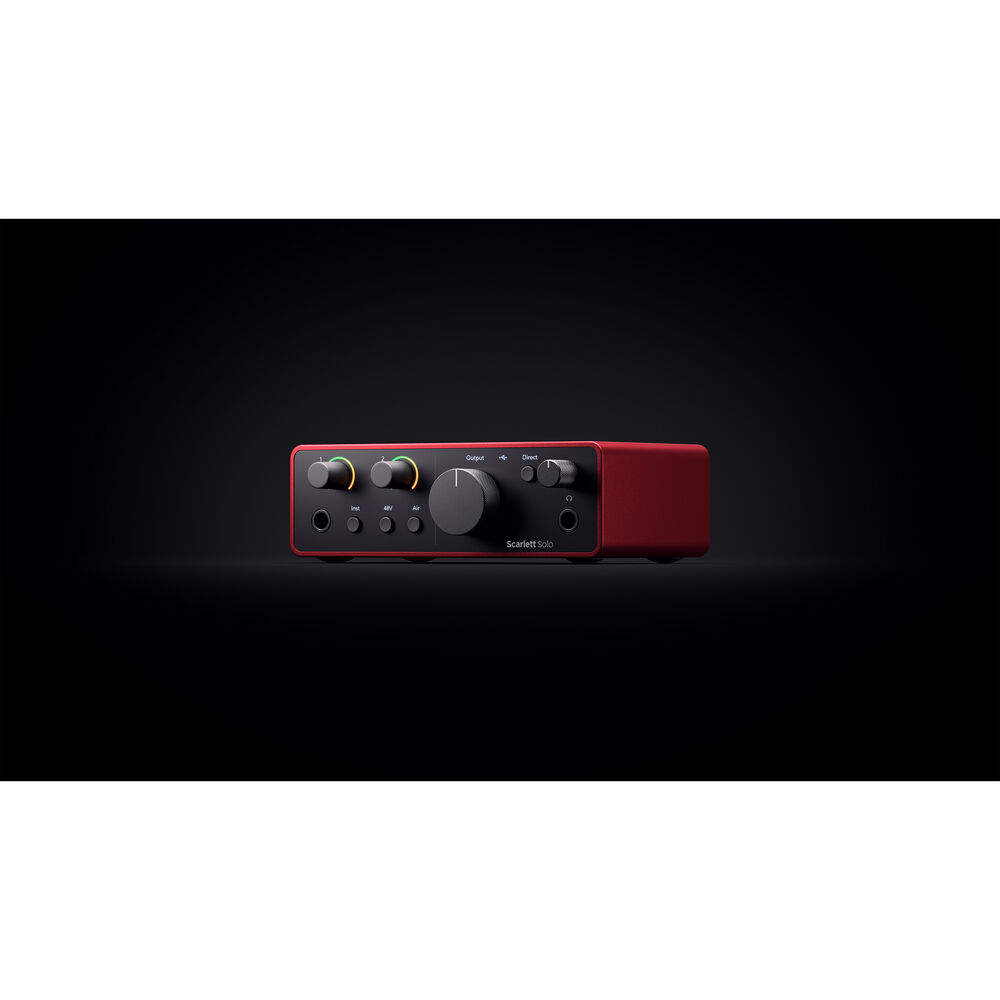 картинка Аудиоинтерфейс Focusrite Scarlett Solo USB-C (4-го поколения) от магазина Одежда+