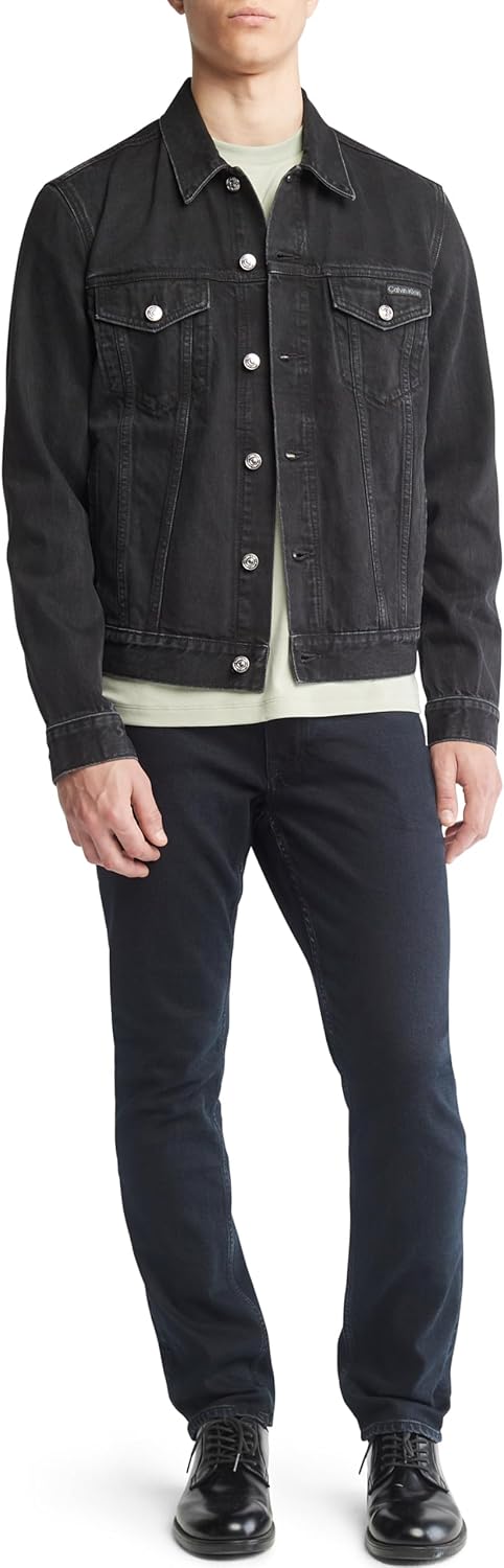 картинка Мужская джинсовая куртка Calvin Klein, Black от магазина Одежда+