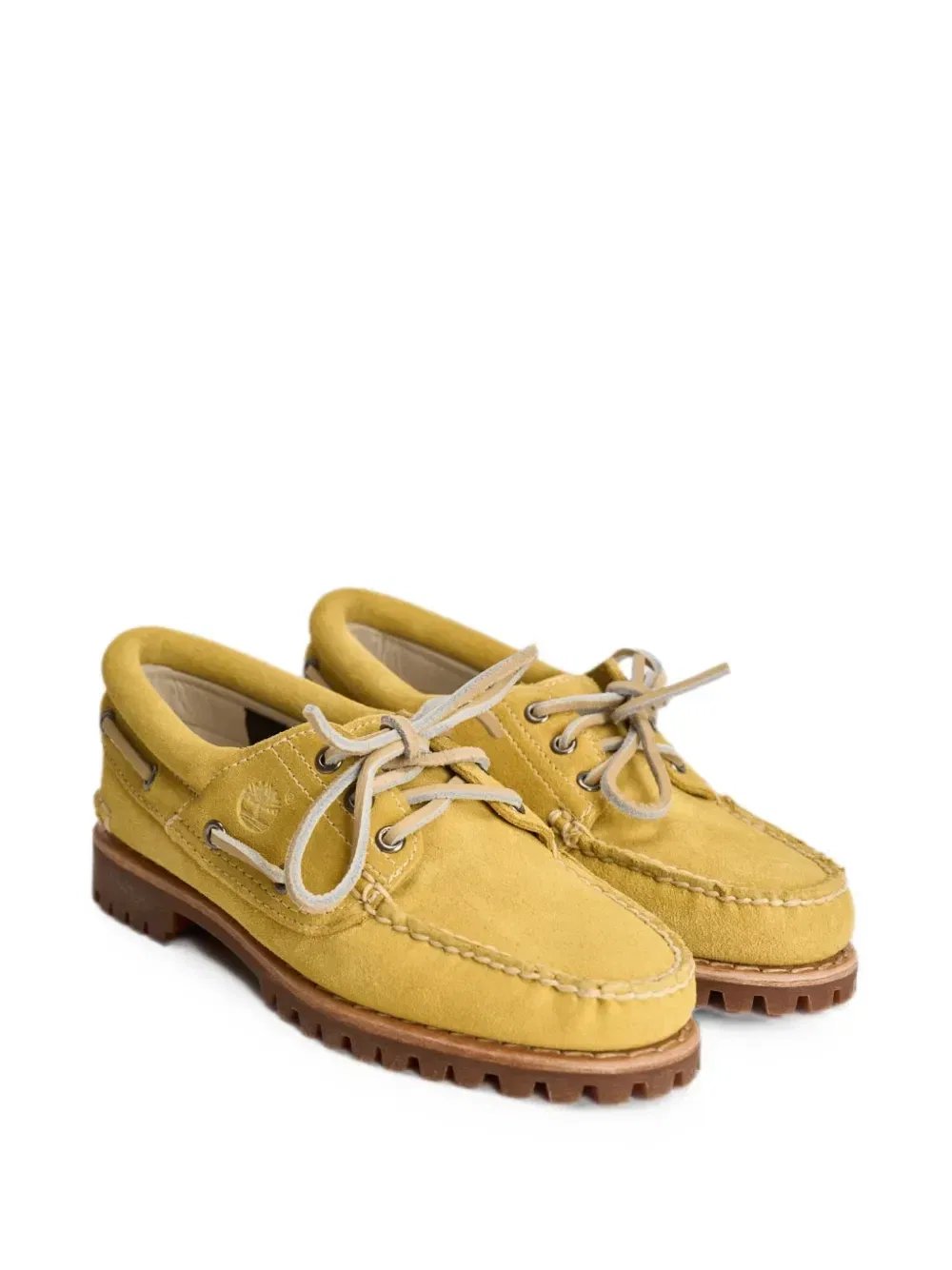картинка Оригинальные замшевые топсайдеры Timberland, желтый от магазина Одежда+