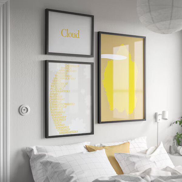 картинка Рамка Ikea Rodalm, 70х100 см, черный от магазина Одежда+