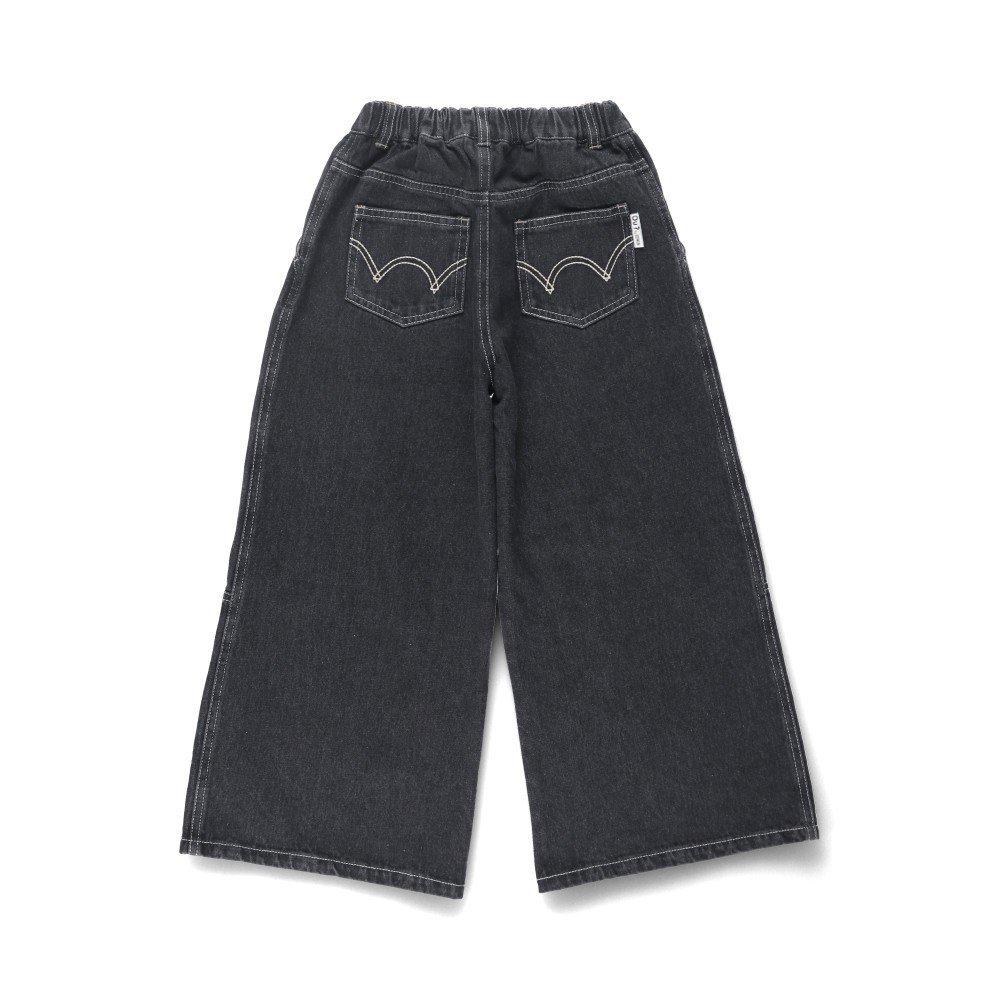 картинка Заправленные широкие джинсы Branshes, Charcoal Gray от магазина Одежда+