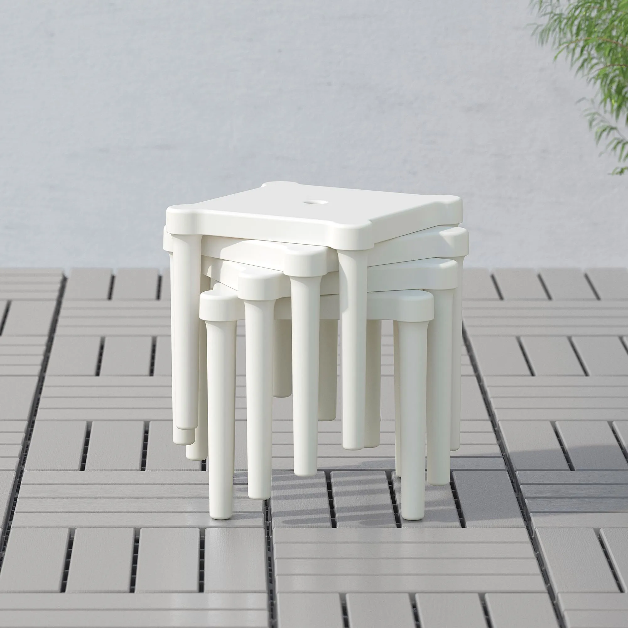 картинка Детский табурет, белый UTTER IKEA от магазина Одежда+