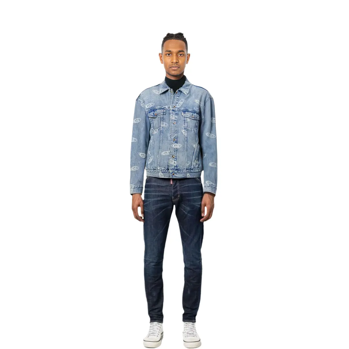картинка Мужская джинсовая куртка Levi’s  Silver Label Series, синий от магазина Одежда+