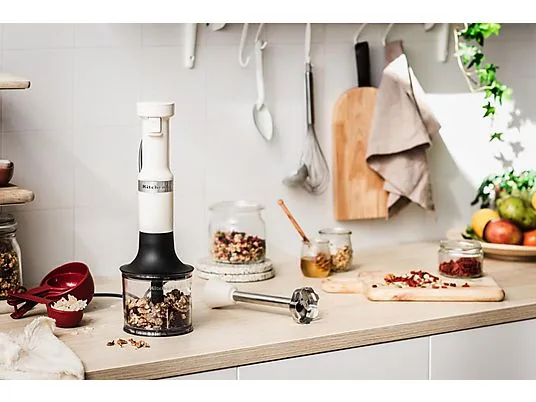 картинка Погружной блендер KitchenAid 5KHBV83EAC 180W, кремовый от магазина Одежда+