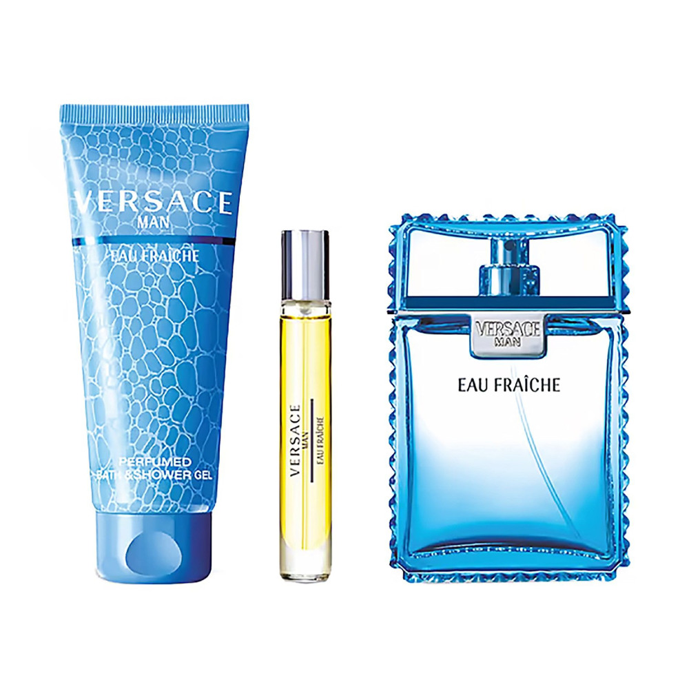 картинка Набор парфюмерный Versace Eau Fraiche Men, 3 предмета от магазина Одежда+