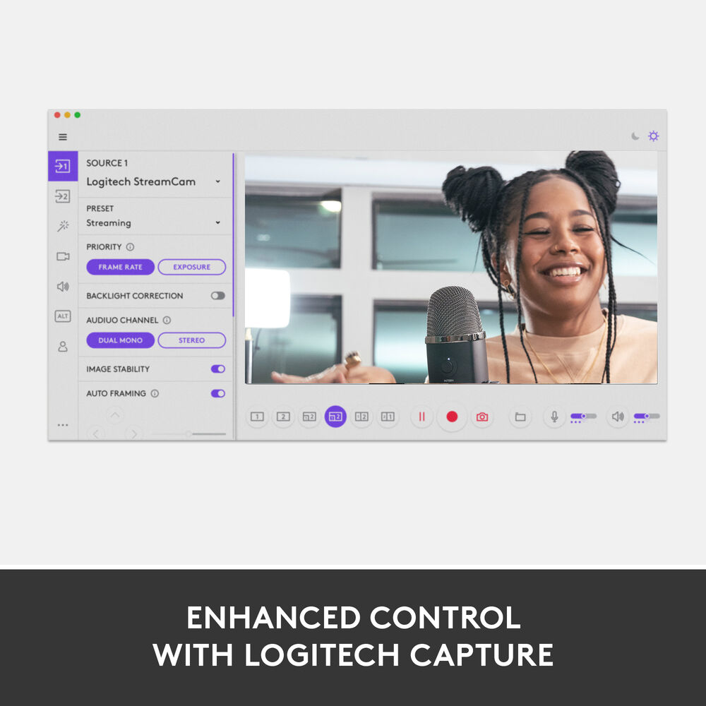 картинка Веб-камера Logitech StreamCam Full HD Webcam (White) 960-001289 от магазина Одежда+