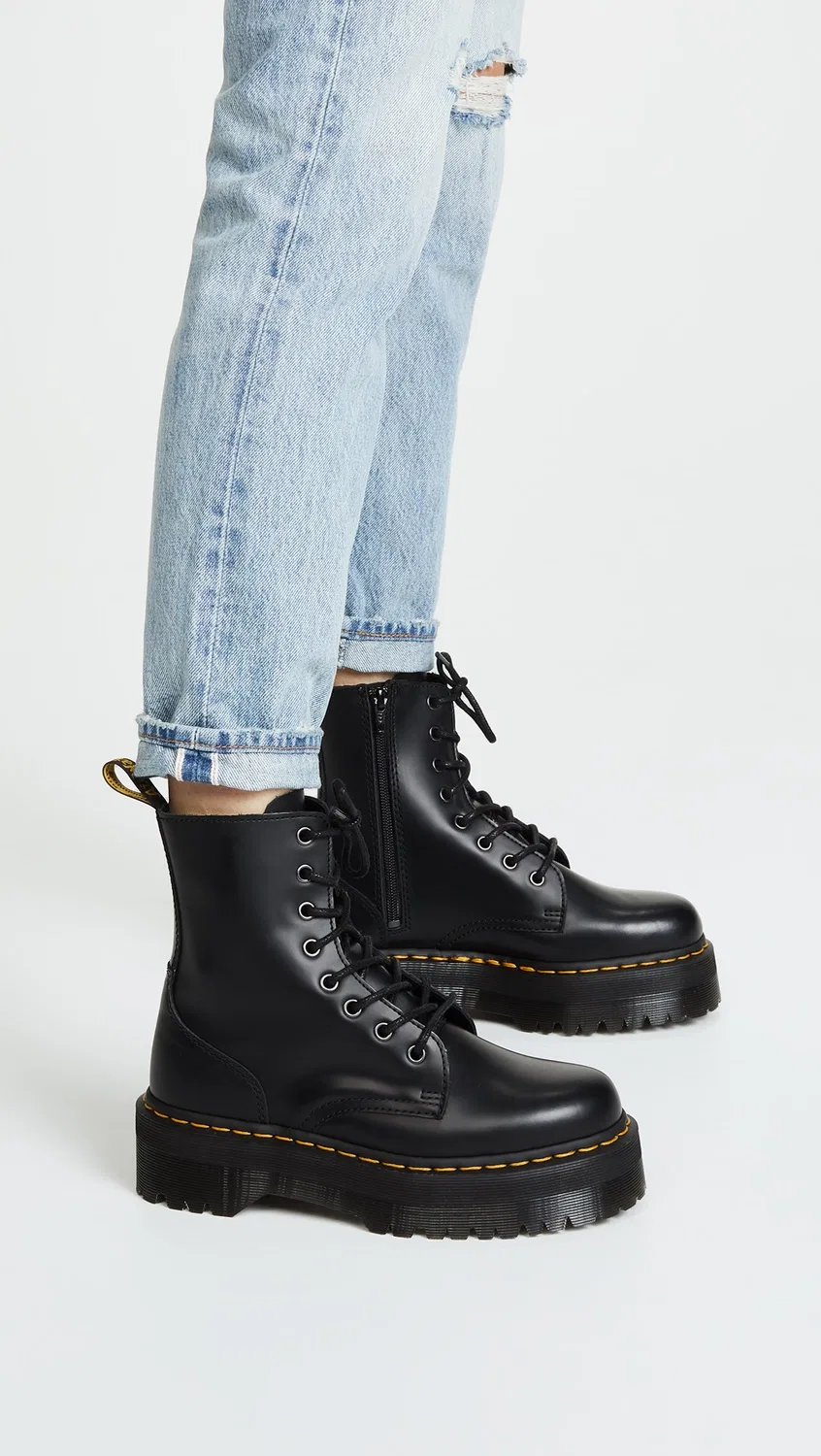 картинка Ботинки мужские Dr. Martens 1460 Milled Smooth, черные полированные от магазина Одежда+