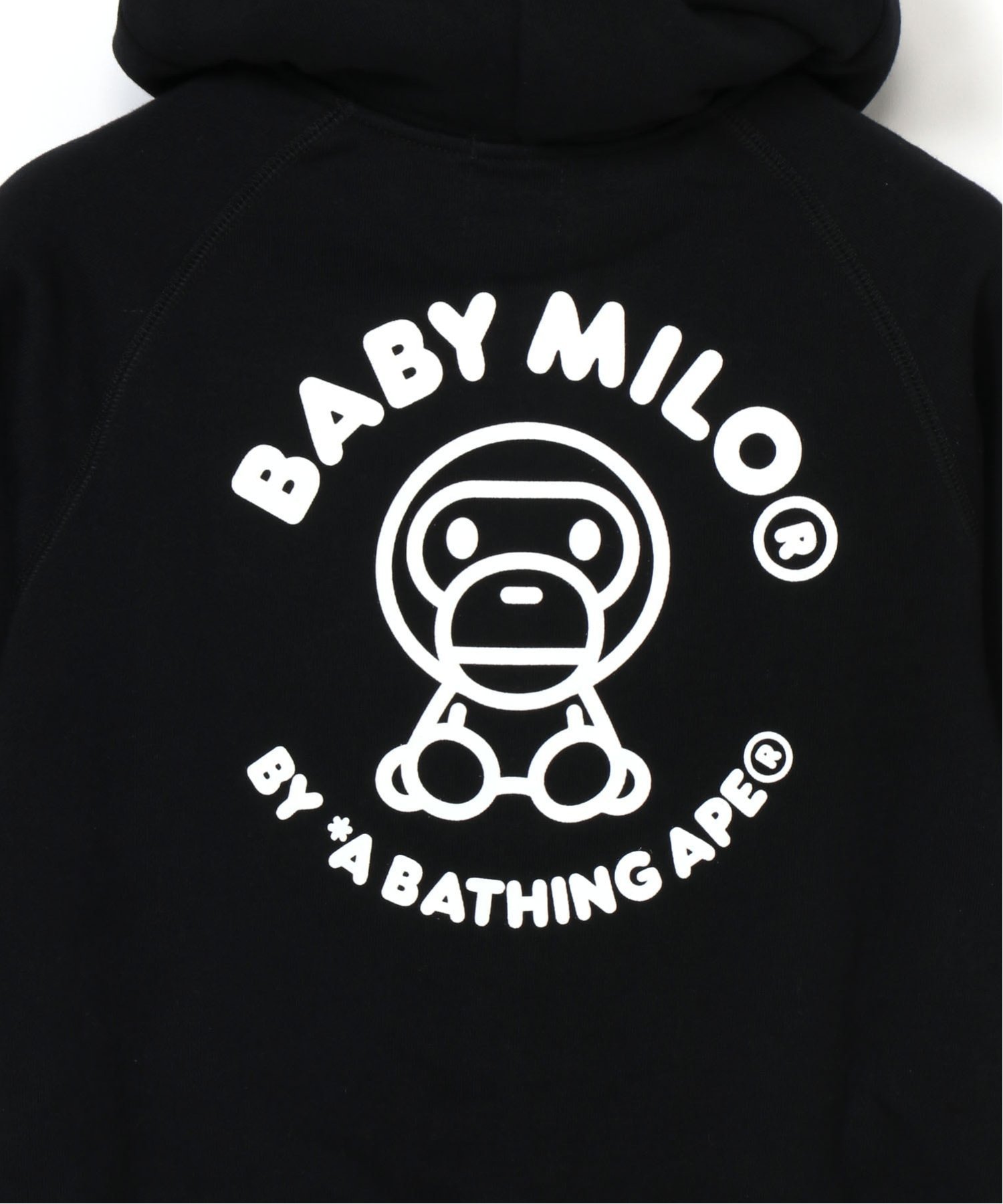 картинка Худи на молнии Baby Milo Friends A BATHING APE, BLACK от магазина Одежда+