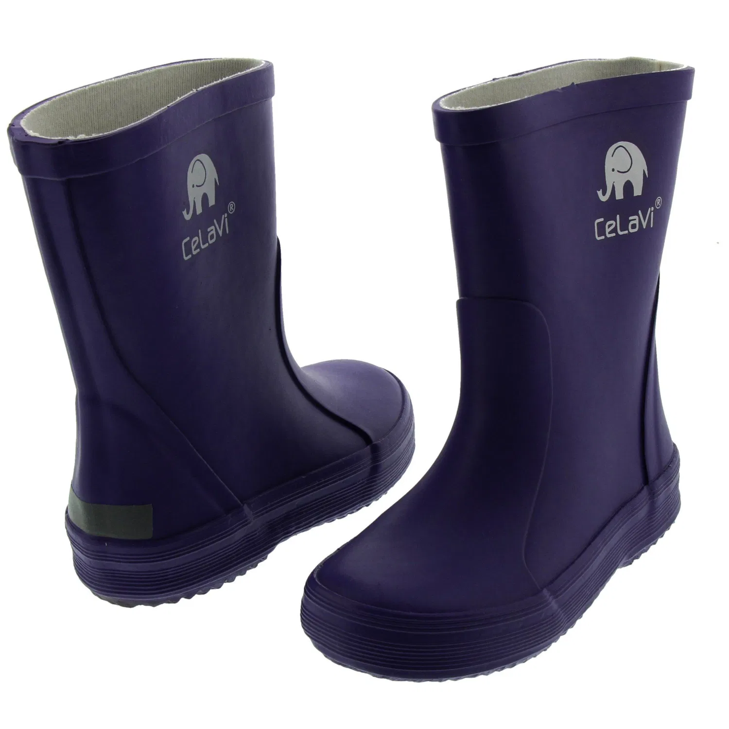картинка Детские резиновые сапоги Basic Wellies - Solid Celavi, Purple от магазина Одежда+