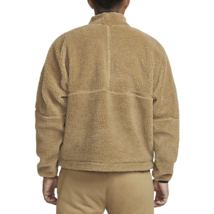 картинка Куртка Nike Club Winter Half-Zip Fleece, коричневая от магазина Одежда+