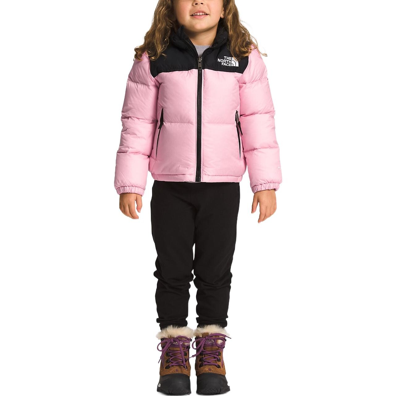 картинка Детский пуховик THE NORTH FACE, цвет Pink от магазина Одежда+