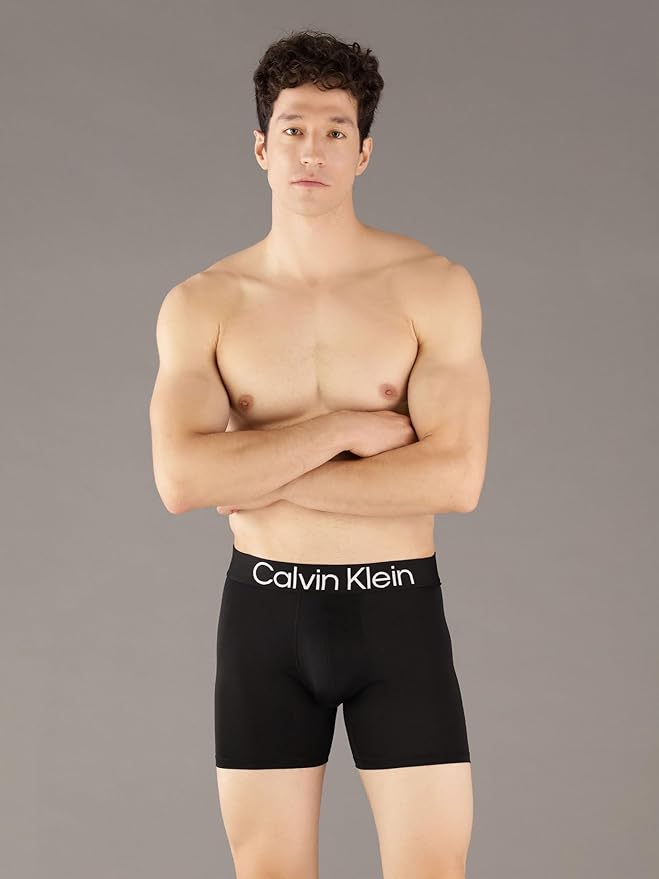 картинка Набор мужских боксеров Calvin Klein Microfiber, 3 предмета, черный от магазина Одежда+