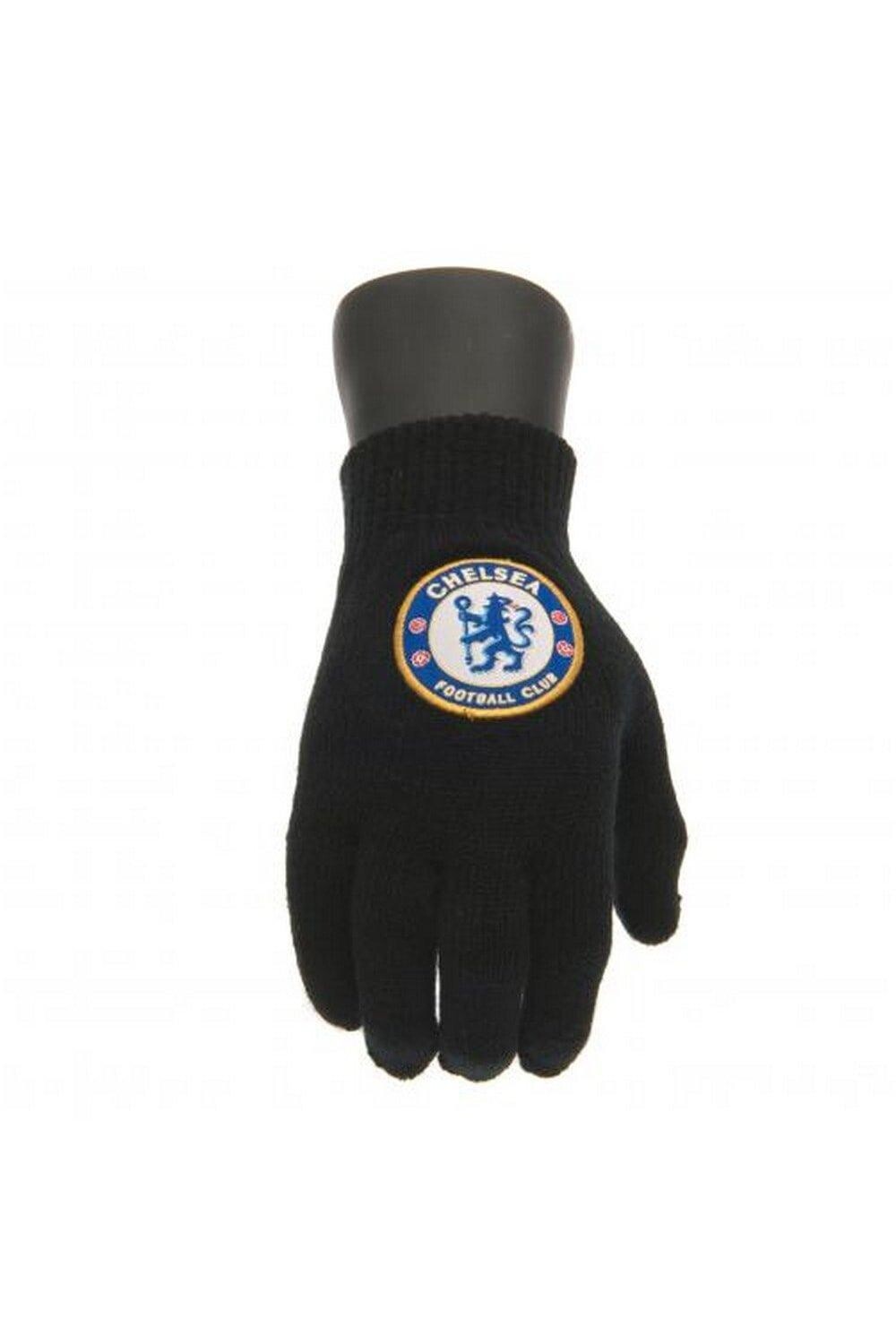 картинка Вязаные перчатки Chelsea FC, черный от магазина Одежда+
