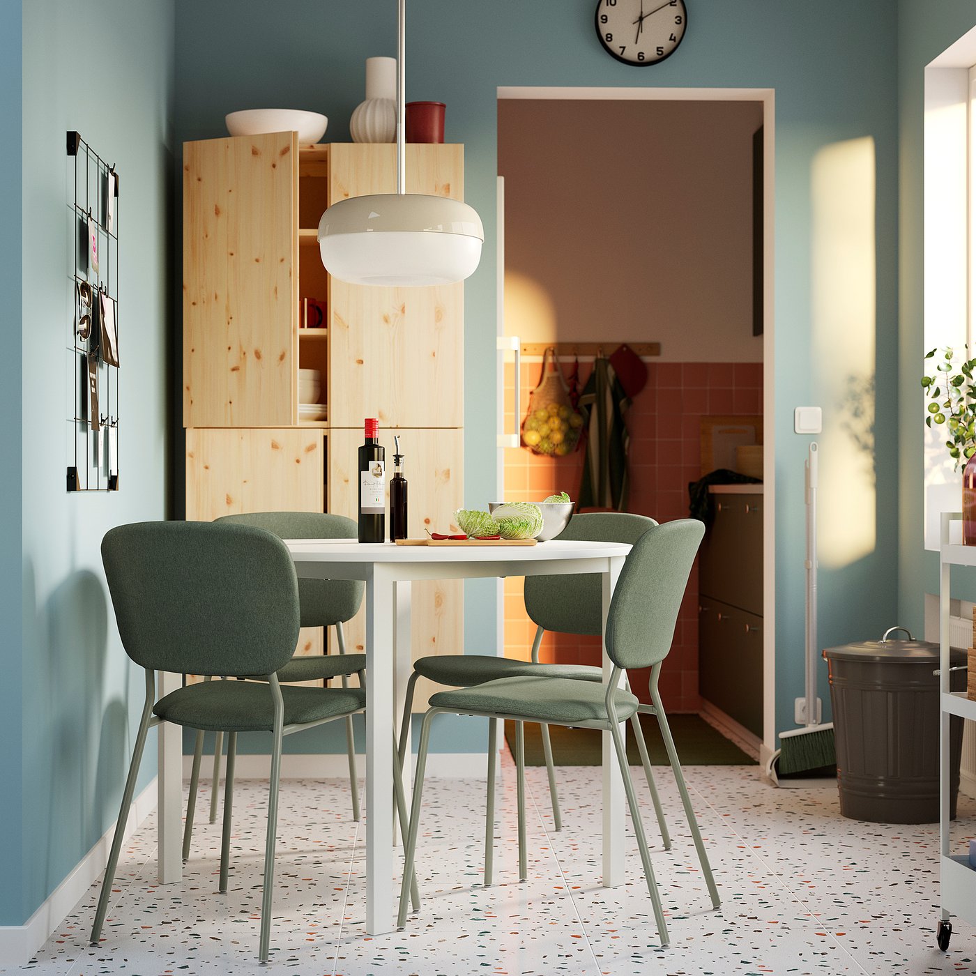 картинка Стол, белый/белый, 107 см IKEA Vihals от магазина Одежда+