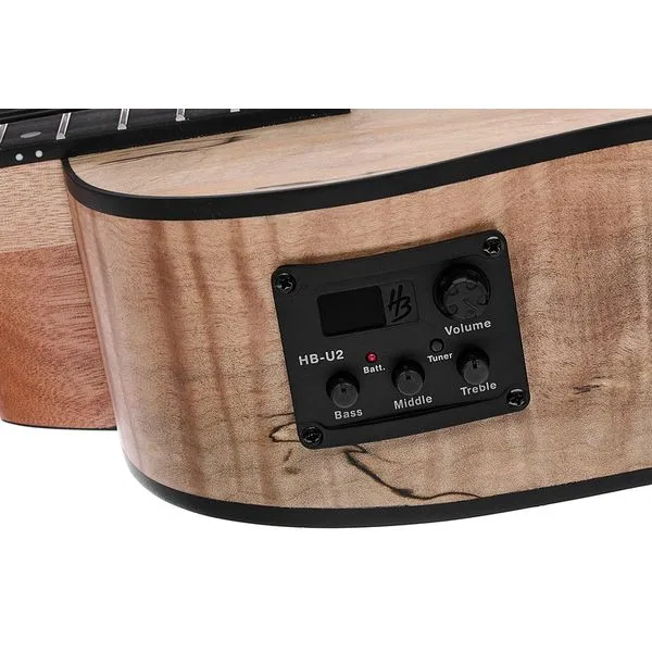 картинка Бас-укулеле Harley Benton UkeBass Spalted Maple, Natural от магазина Одежда+