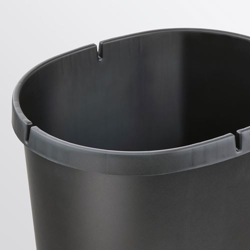 картинка Мусорное ведро IKEA Holass, 8 л, черный от магазина Одежда+