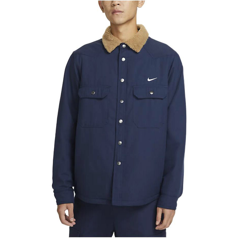 картинка Мужская куртка Nike SB Padded Flannel, синий от магазина Одежда+