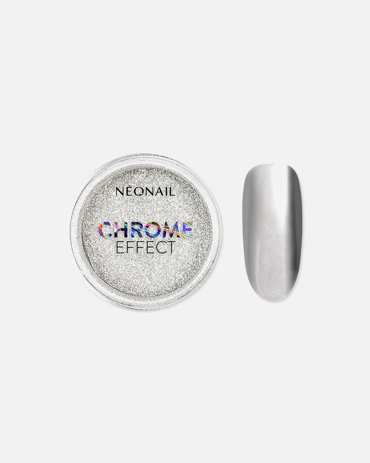 картинка Дизайн ногтей с хромированным эффектом Neonail, Silver от магазина Одежда+