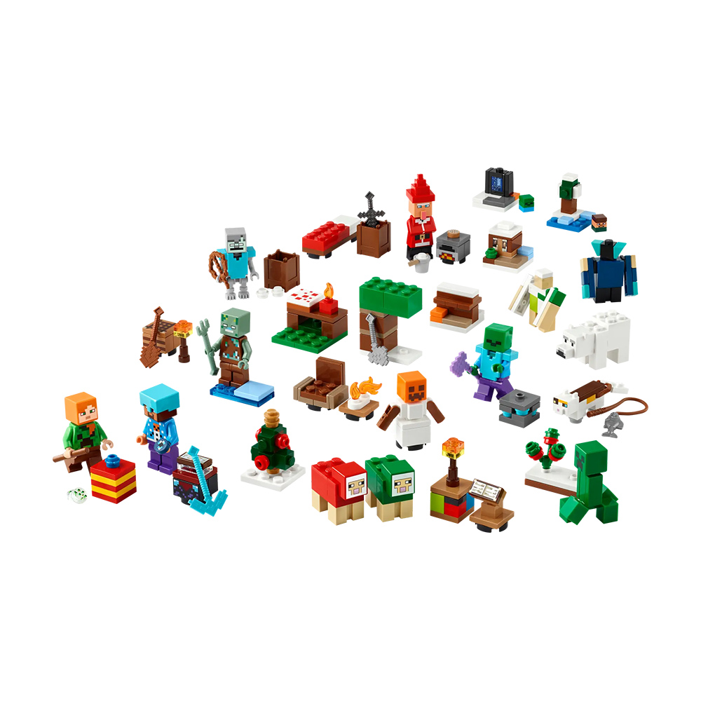 картинка Адвент-календарь LEGO 21280, 2025 Minecraft от магазина Одежда+
