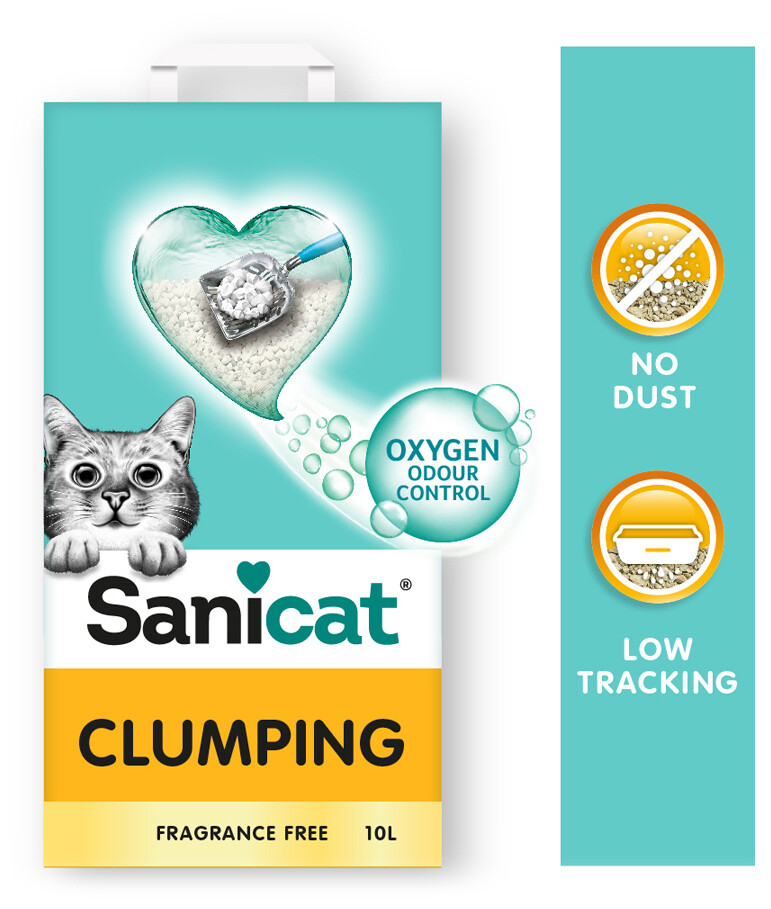картинка Комкующийся наполнитель Sanicat без запаха 10 л Sanicat от магазина Одежда+