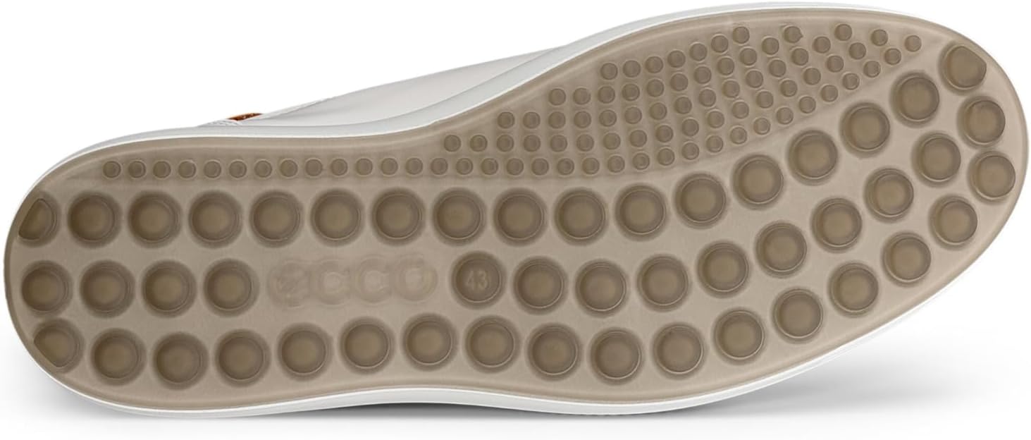 картинка Мужские слипоны ECCO Soft 7 Easy, белые, без шнуровки от магазина Одежда+
