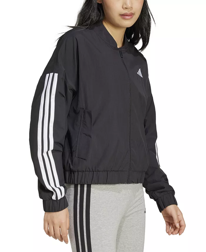 картинка Куртка Adidas Essential 3-Stripes, черный от магазина Одежда+